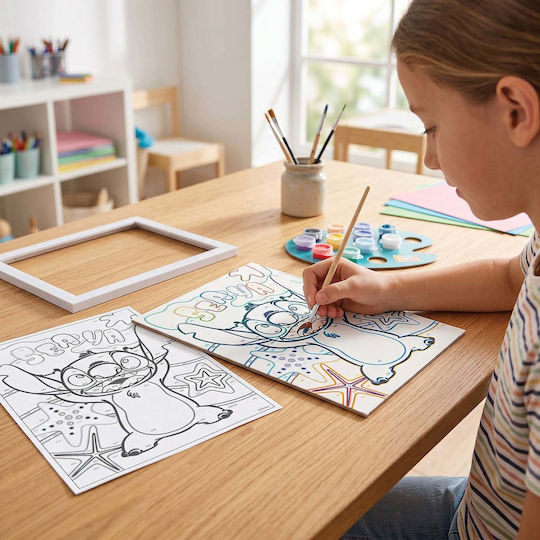 HappiHobbi Рисуване Paint By Numbers Stitch