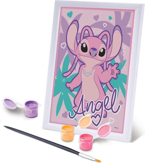 HappiHobbi Рисуване Paint By Numbers Angel за Деца 7+ Години