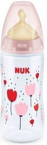 Nuk Plastic Baby Bottle First Choice Anti-colic with Silicone Teat for 6-18 Months Blue 360ml