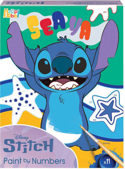 HappiHobbi Рисуване Paint By Numbers Stitch