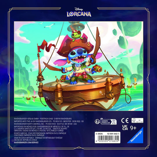 Disney Lorcana Stitch Alien Pirate Puzzle 300