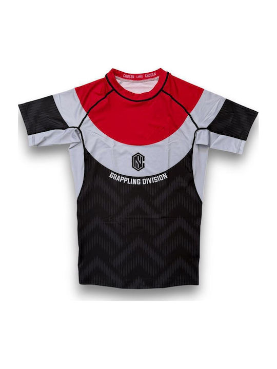 Chosen Men's Short Sleeve Shirt CHRS166 for Jiu-Jitsu Black