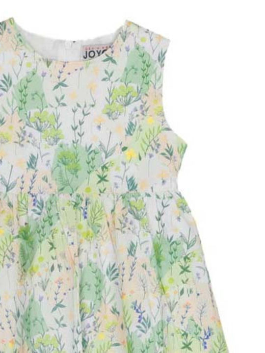 Dreamy Forest Girls Dress Sleeveless Set with Accessories Green