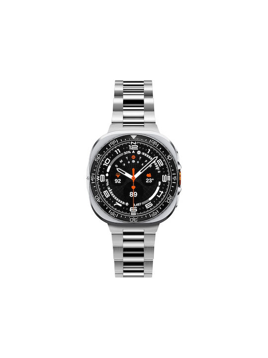 Spigen Tune Pro Protective Bezel in Silver for Samsung Galaxy Watch Ultra 2