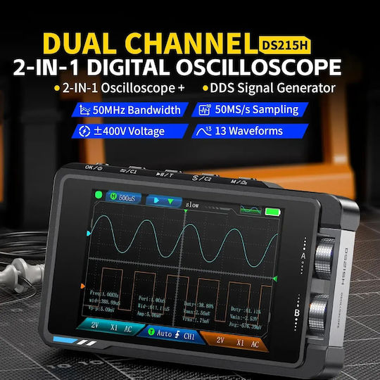 Fnirsi Oscilloscope & Frequency Generator 50MHz