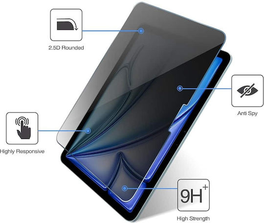 Techsuit Armorglass Crystalhd Screen Protection Pack 2 Pieces Samsung Galaxy Tab A9 Plus A11 Plus Privacy