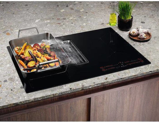 Electrolux Индукционен Плот Автономен с Абсорбатор и Lock Function 80x51см.