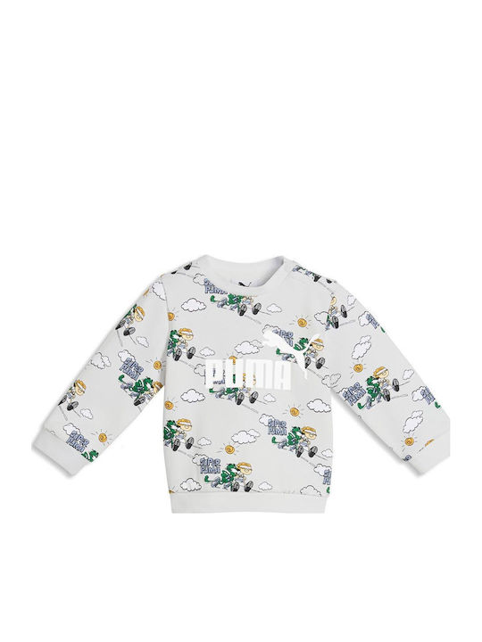 Kids Sweatpants Set White Minicats Minicats