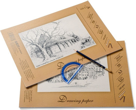 Drawing Sketching Paper Smlt A3 160 G/m2 20 Sheets Glued