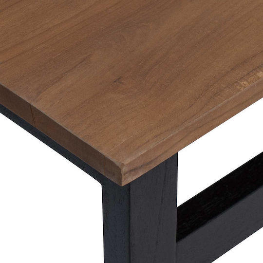 vidaXL Schreibtisch Aus Massivholz Natürliche 100x45x75cm