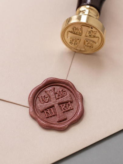 Set of Sealing Wax 4 Seals & Sealing Candles