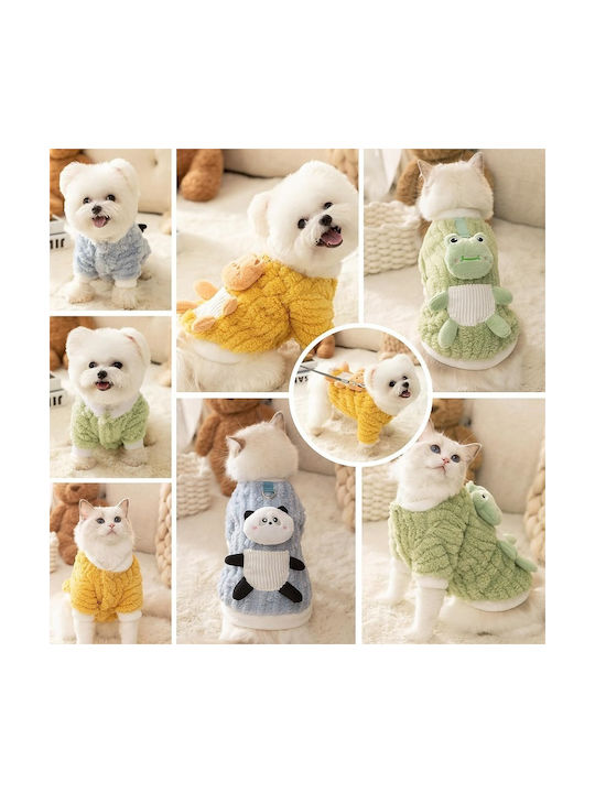Dog Fleece Shirt in Green Colour