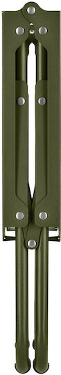 Foldable Green Table for Small Outdoor Spaces 57.5x36x40cm