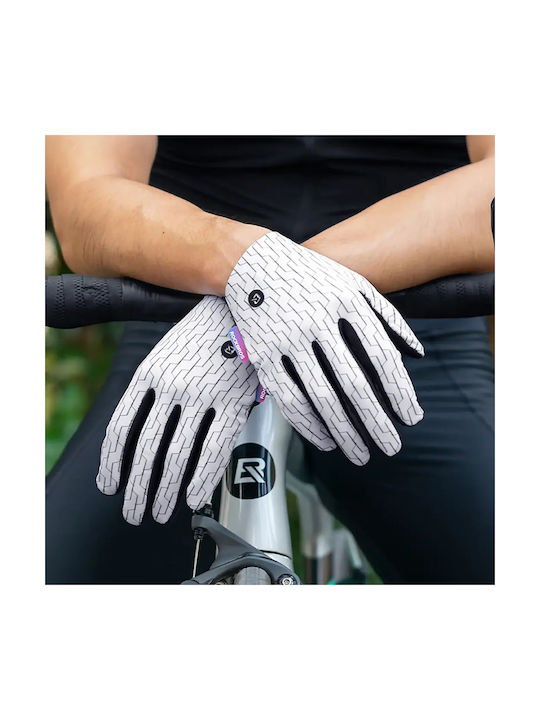 Rockbros Half Finger Cycling Gloves Adults White