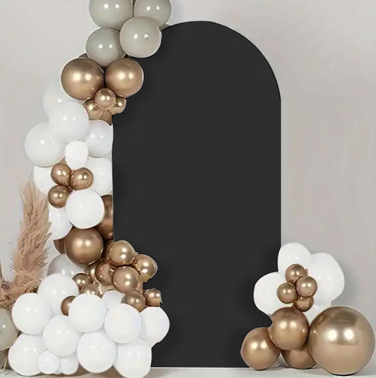 Material Cover Balloon Arch Metal Frame Stand Photos 1x2m Black
