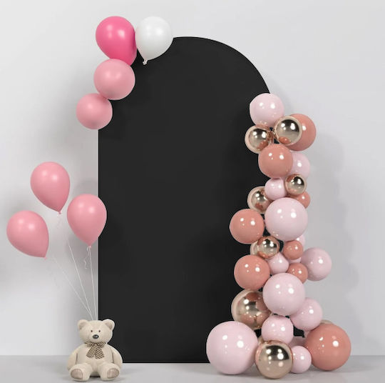 Material Cover Balloon Arch Metal Frame Stand Photos 1x2m Black