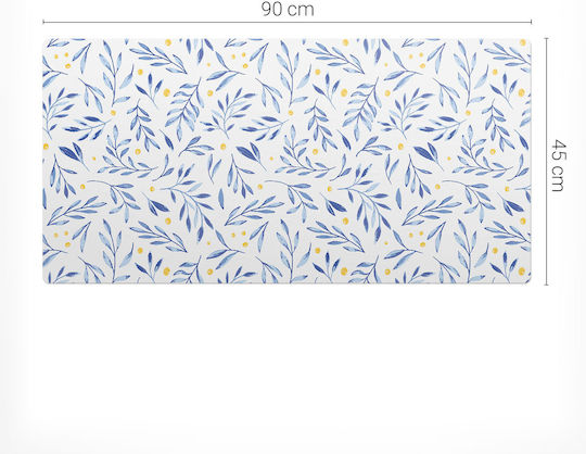 Tulup Schreibtischunterlagen Künstler Designer Blätter Aquarell 90x45 cm