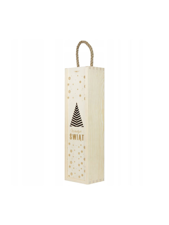 Bimberek Recipient De Crăciun Din Lemn Brazi 30cm 500ml