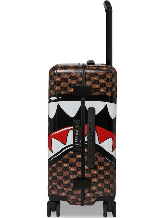 Sprayground Sharks In Paris Cabin Hard Suitcase Grin And Grind Height 55cm