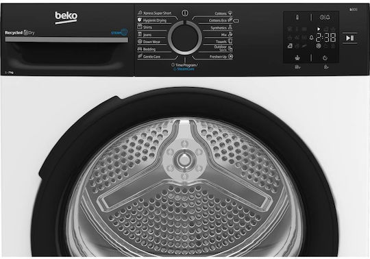 Beko BM3T37239WBB Uscător 7kg cu Pompă de Căldură