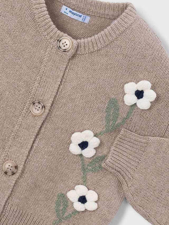 Kinder-Strickjacke Baumwolle Gofre