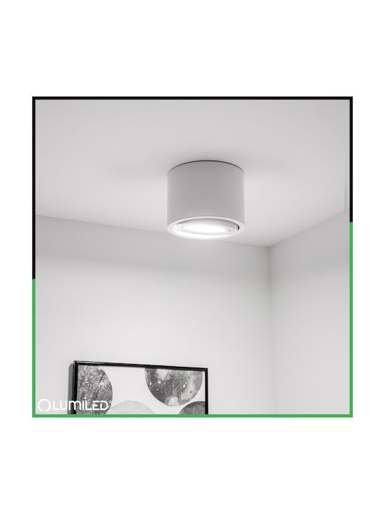 Spot De Perete Cu Halogen Spot Tube Mobil Gu10 Ar111 Rotund Alb 100mm Iluminat Telefonic