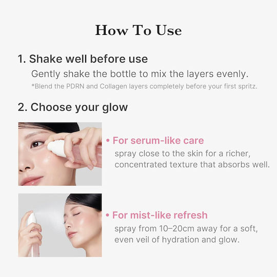 Medicube PDRN Pink Collagen Glow Moisturizing Face Serum with Niacinamide & Hyaluronic Acid for Detoxifying & Brightening 100ml