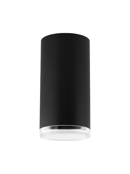 Фотистико Орофис Led Спот Сълинас Gu10 Ip44 Adero Черен Lumiled