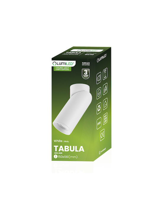 Таванно Осветително Тяло Spot Tuba Рефлекторно Халогенно 1x Gu10 Tabula Lumiled