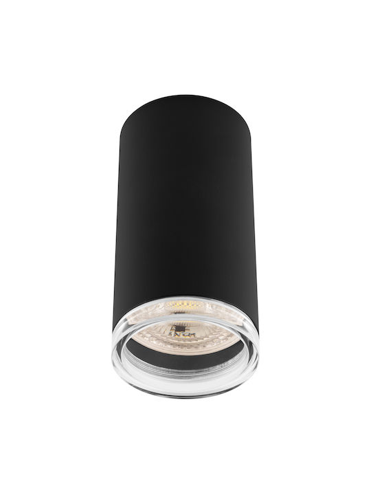 Фотистико Орофис Led Спот Сълинас Gu10 Ip44 Adero Черен Lumiled