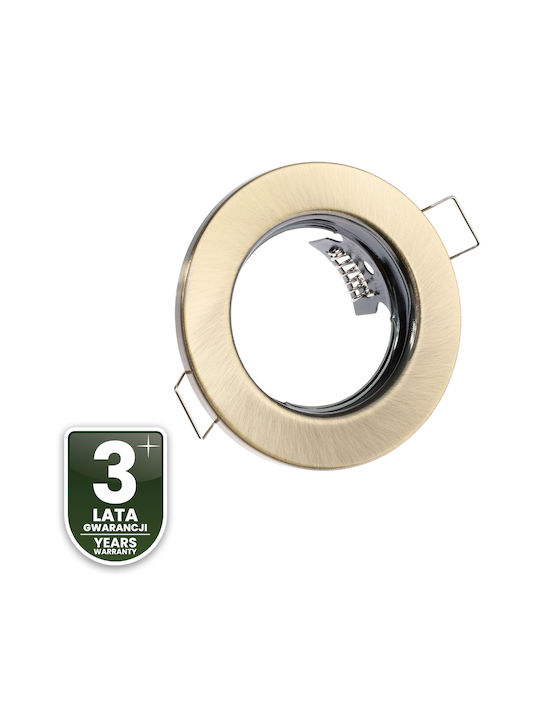 Eingebaute Halogen-Deckenleuchte Rund Antik Gu10 Mr16 Ardali Lumiled