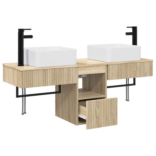 vidaXL Πάγκος χωρίς Νιπτήρα Μ53xΒ35xΥ39cm Sonoma Δρυς