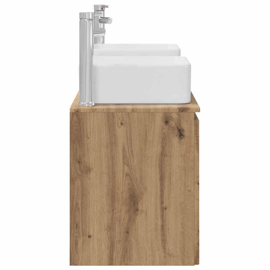 vidaXL 3405666 Πάγκος χωρίς Νιπτήρα Μ53xΒ35xΥ63cm Δρυς