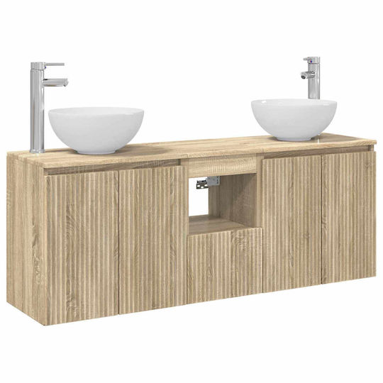 vidaXL Bathroom Vanity Unit Without Sink W49.5xD35xH63cm Sonoma Oak
