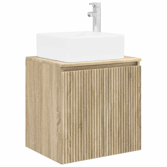 vidaXL 3405995 Πάγκος χωρίς Νιπτήρα Μ33xΒ34.5xΥ100cm Sonoma Δρυς
