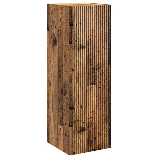 vidaXL 3406001 Πάγκος χωρίς Νιπτήρα Μ33xΒ34.5xΥ100cm Παλαιωμένο Ξύλο