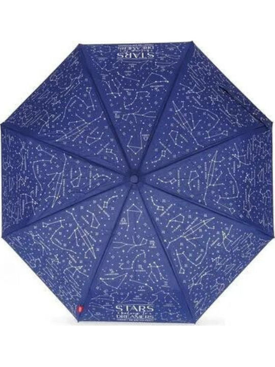 Legami Milano Compact Blue Rain Umbrella Legami Milano Compact Blue Rain Umbrella