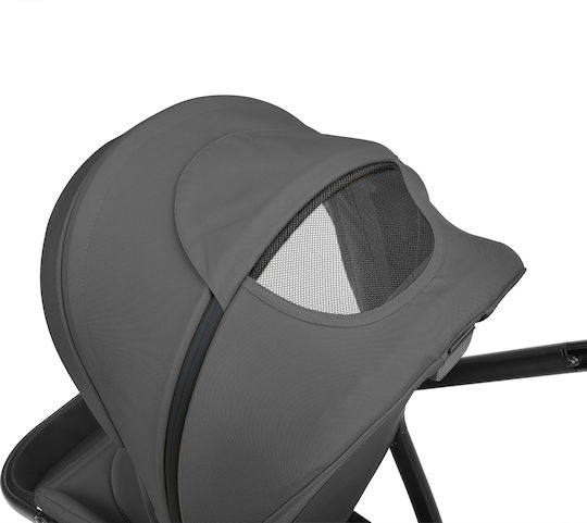 Kikka Boo Modena Reversible 2 in 1 Baby Stroller Suitable for Newborn Grey