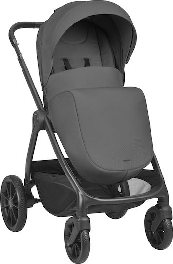 Kikka Boo Modena Reversible 2 in 1 Baby Stroller Suitable for Newborn Grey