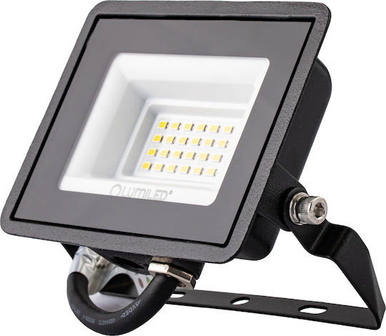 LED Flood Light Zuna2 20W 1800Lm 6500K IP65 Black Phosphorized