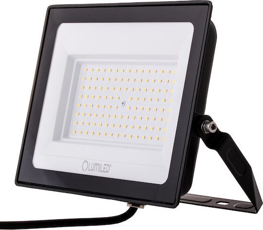 LED Flutlichter Zuna2 100w 9000lm 6500k Ip65 Schwarzer phosphorierter