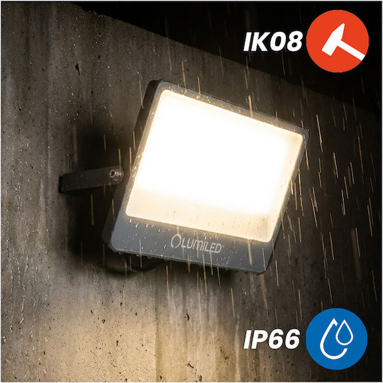 LED Flood Light Trinox 200W 22000lm CCT IP66 Grey Lumiled