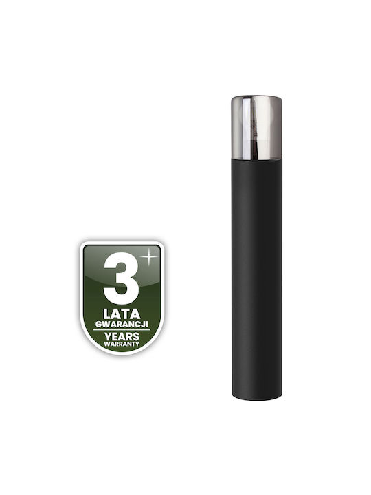 Lampa De Grădină Stâlp Pentru Exterior Bec E27 Negru Sticlă Ip54 60 Cm Salvia Lumiled