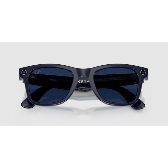 Ray-Ban Ochelari Inteligenți Ray-Ban Meta Wayfarer Gen 2 Rw4012 6628mf Mărimea M 50-22 Wi-fi 6 Bluetooth Cameră Înregistrare Video Asistent Vocal 32gb Flash Lentile Transition Transparent Albastru