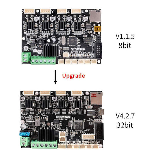 Silent Motherboard Creality Ender 3 3d Printer V4.2.7 Plug Play Pre-installed Firmware