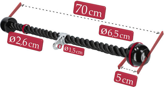 Rope Handle Cable Atlas Triceps Pulley