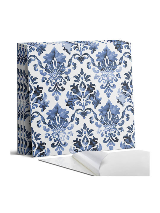 Wandsticker & Wandgemälde Vinyl Dekoration Küche Oder Badezimmer Blumenmuster Barock Stil 4x50x50 cm