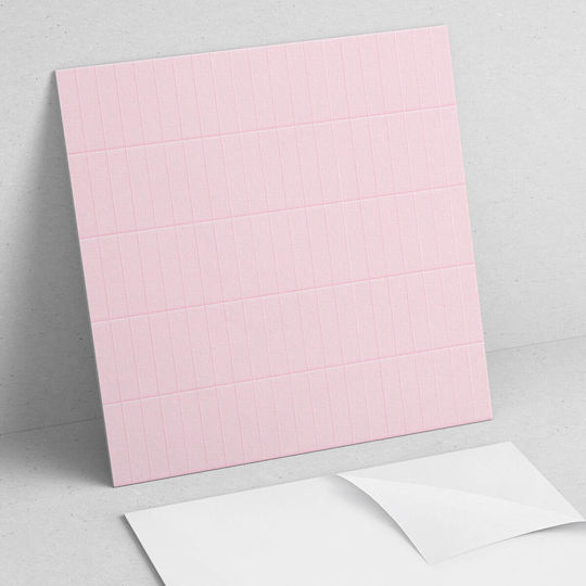 Set Vinyl Kacheln Dekoration Küche Oder Badezimmer Dünne Vertikale Wandsticker 4x50x50 cm