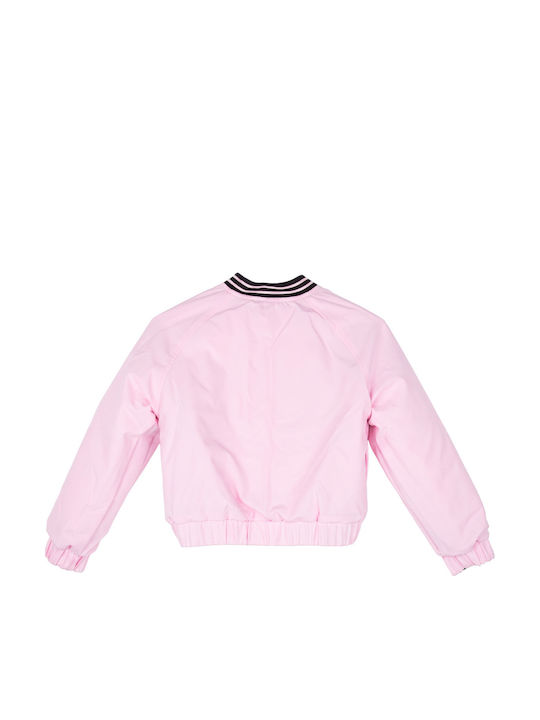 Kids Casual Short Double Sided Black Jacket