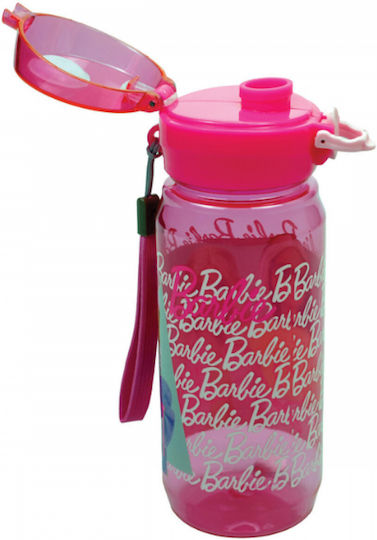 Gim Barbie Παιδικό Παγούρι Barbie Πολύχρωμο 600ml